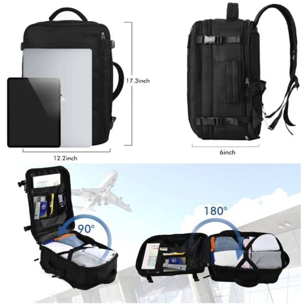 Large Travel Backpack Casual Bag for Women Flight Approved