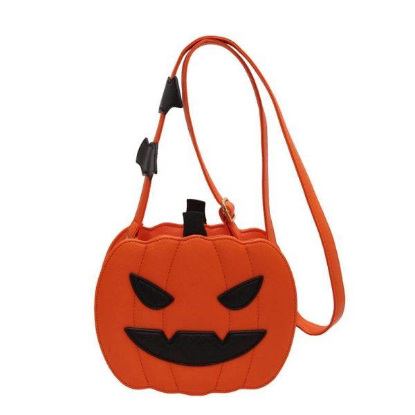 Whimsical Halloween Pumpkin Crossbody Bag