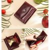 Genuine Leather RFID 3 fold Waterproof Street trend Wallet