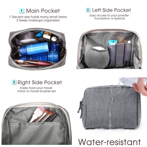Polyester Travel Toiletry Bag for Men and Women