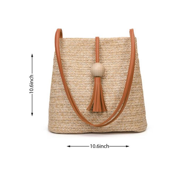 Weave Summer Straw Tote Bag