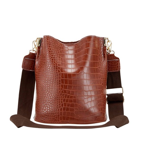 PU Bucket Bag And Crossbody Shoulder Handbags