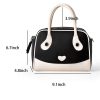 Stylish Waterproof PU Leather Top Handle Tote Bag