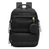 Nylon men's casual backpack with mini bag