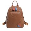 Durable and large capacity Pu leather backpack