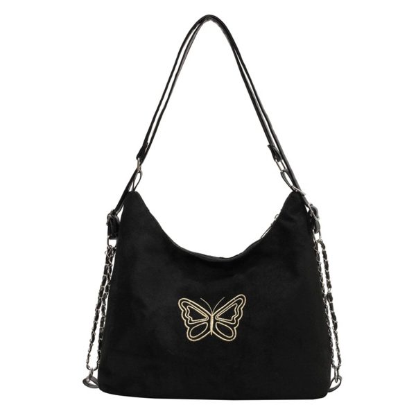 PU Simple multi-purpose butterfly tote bag