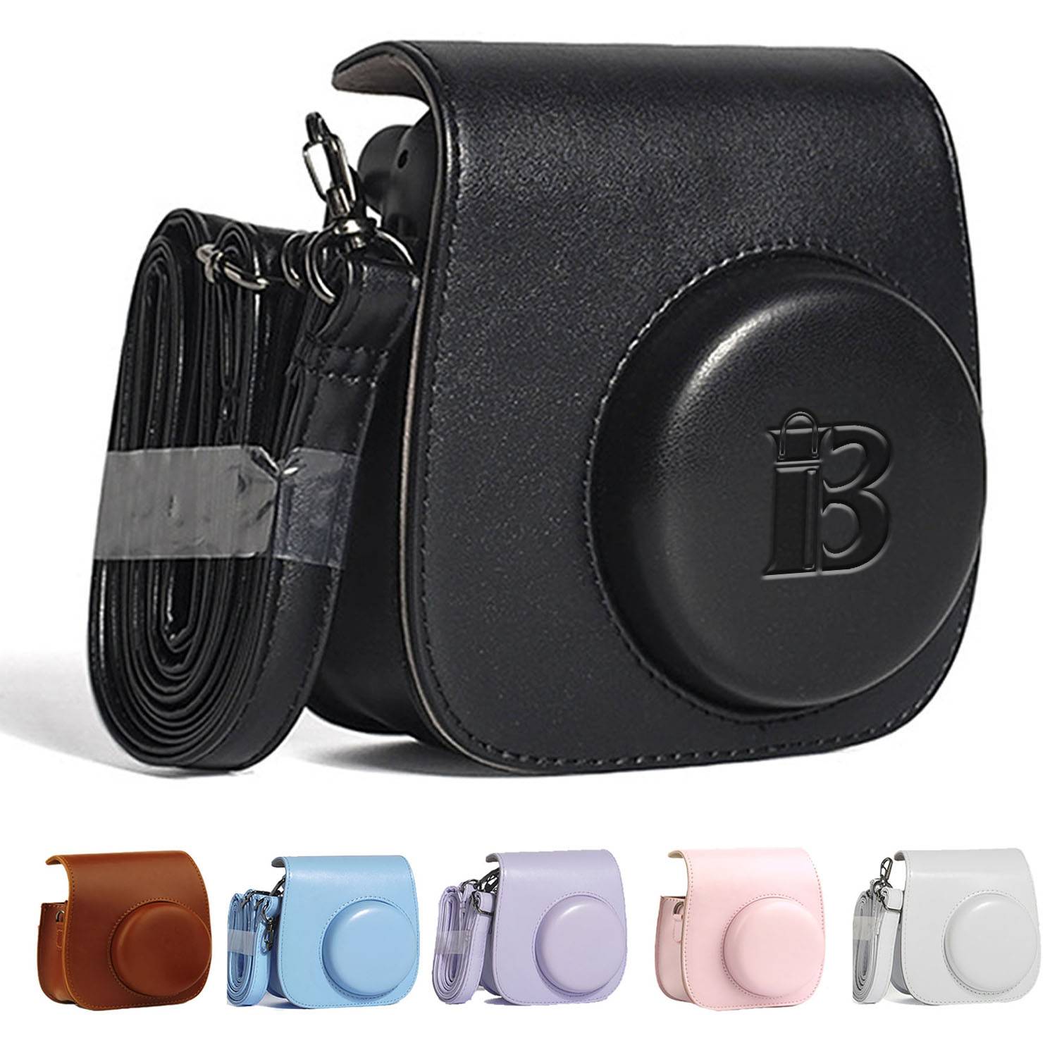 PU Leather Polaroid camera bag