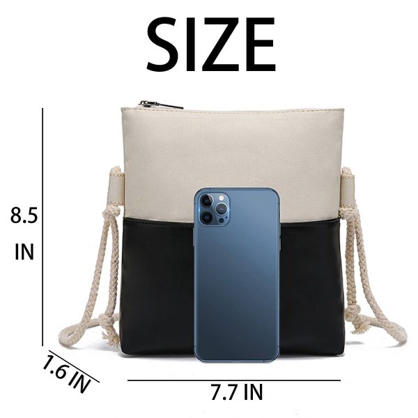 PU Carry a mini cross-body square bag