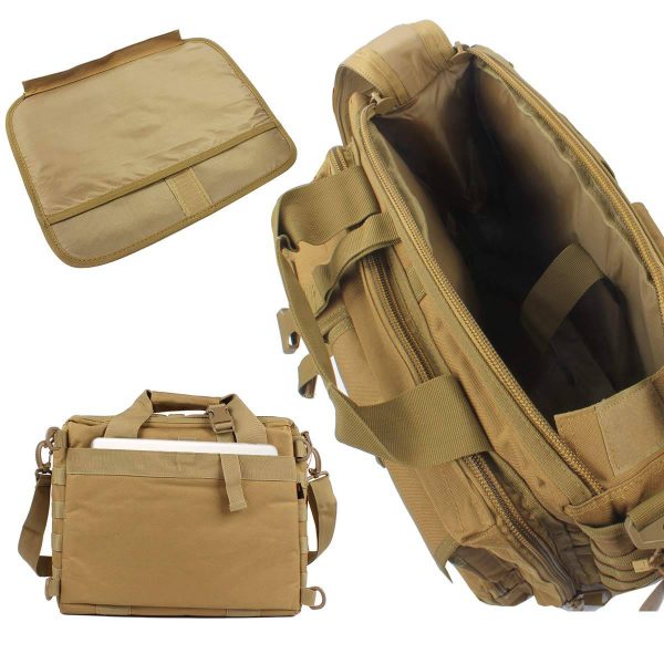 Multifunction Men's Laptop Messenger Bag Tactical Briefcase