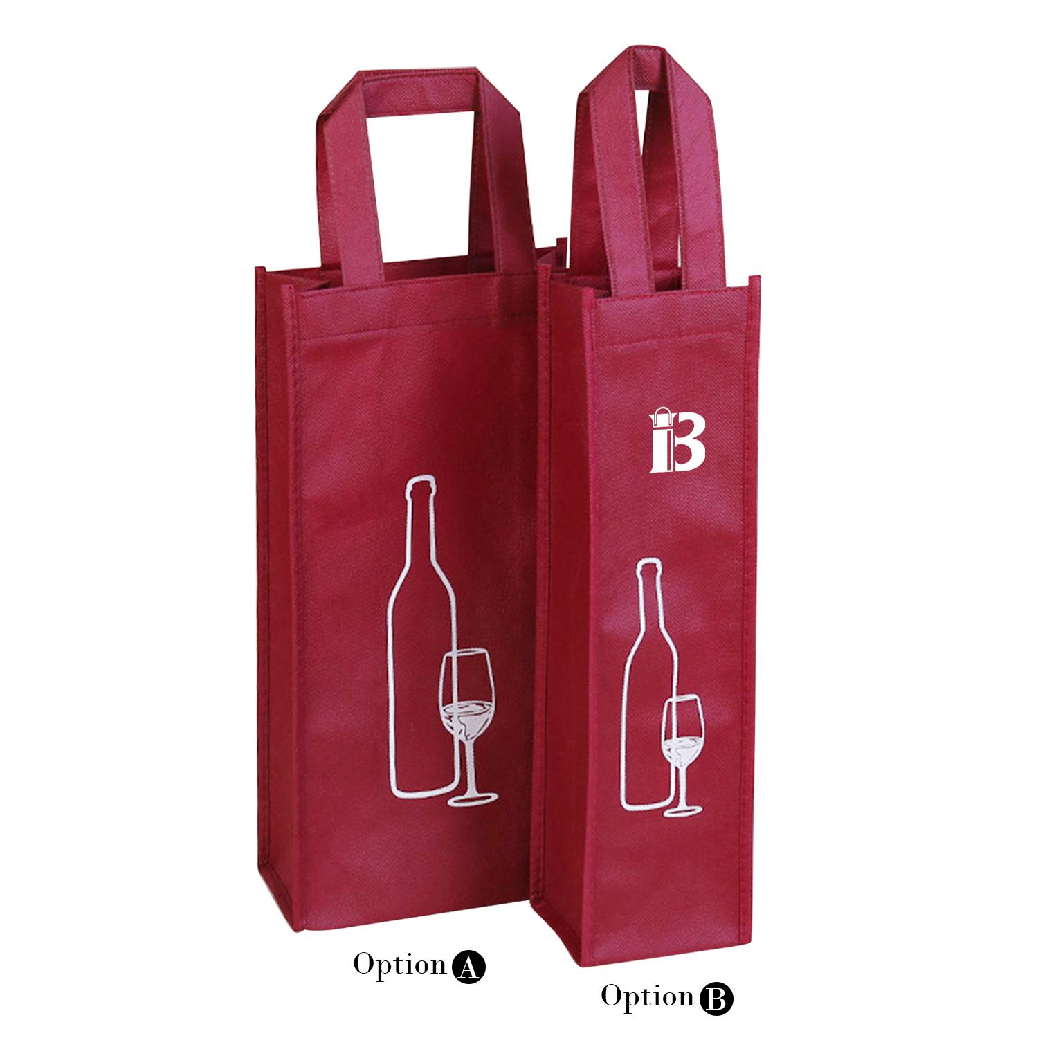 Non-woven Fabric Wine Tote Bag