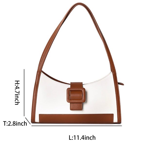 PU Leather Shoulder Tote Bag for Women