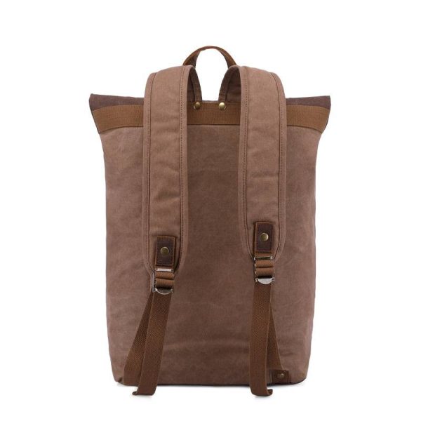 Waterproof Waxed Canvas Backpack for Men