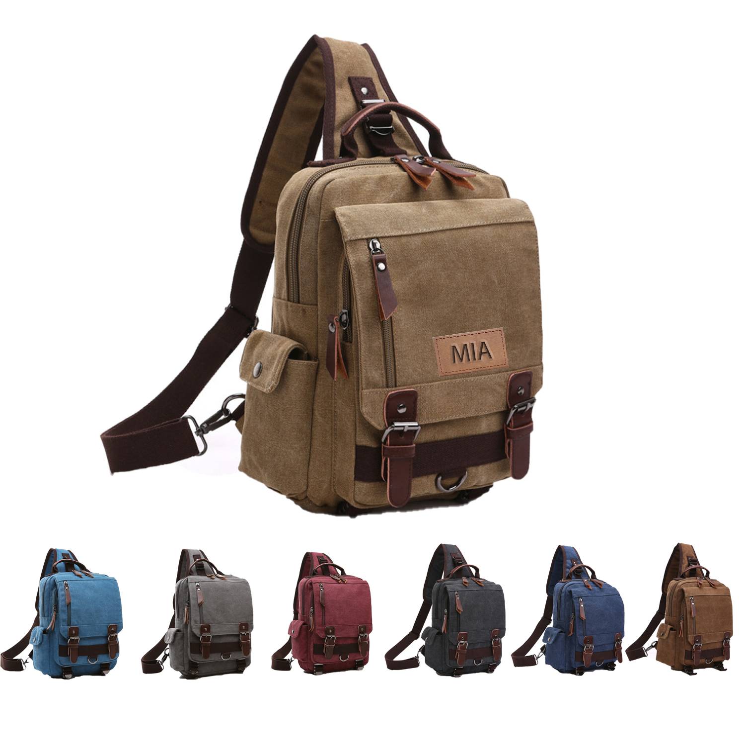 Canvas Shoulder Backpack
