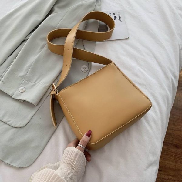 PU Leather Large Capacity Crossbody Bag