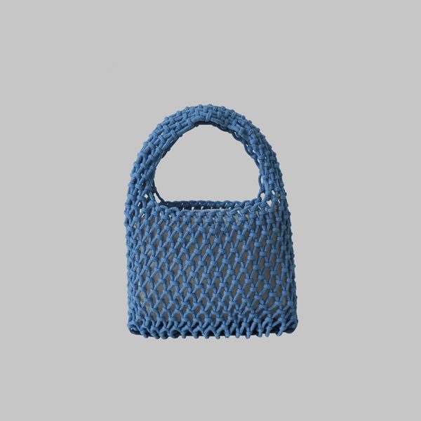 Women Cotton Beach Woven Mini Handbag