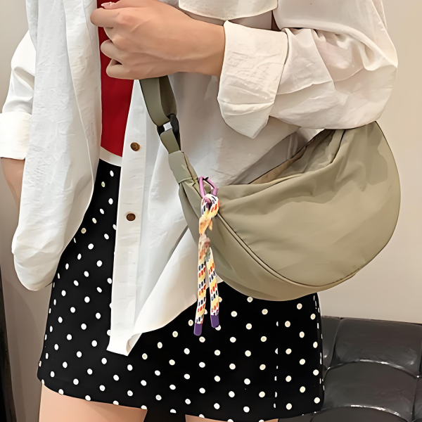 Large-Capacity Nylon Single-Shoulder Cross-body Bag