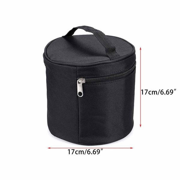 Large-capacity cylindrical storage stationery bag