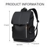 Oxford Waterproof Buckle-Flap Backpack