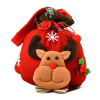 3D Designs Flannel Decoration Christmas Drawstring Gift Bags