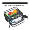 PVC Clear Crossbody Messenger Shoulder Bag