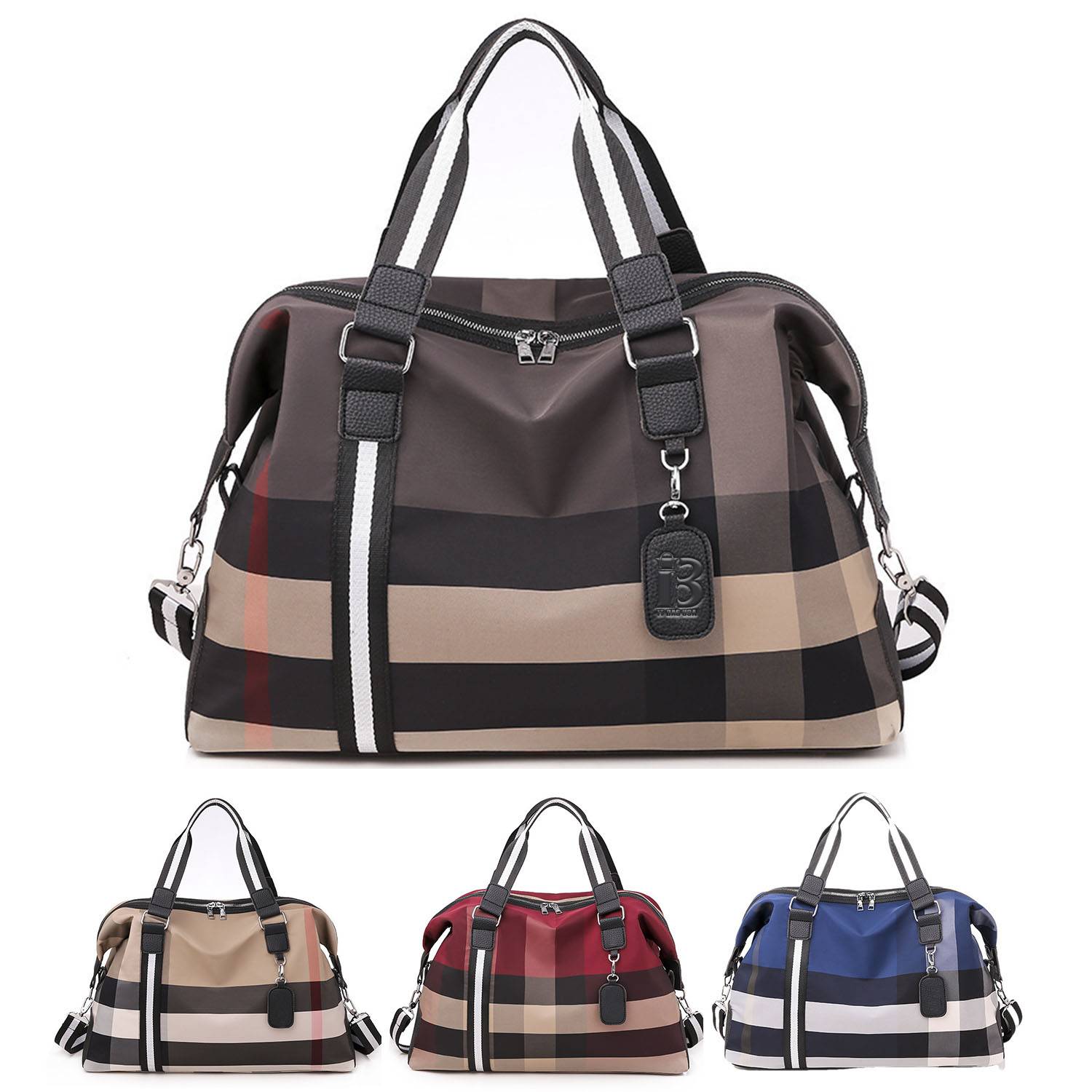 Nylon travel duffel bag