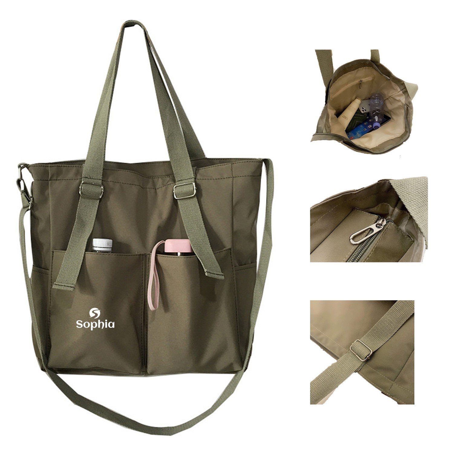 Nylon Lightweight Handbag for Women