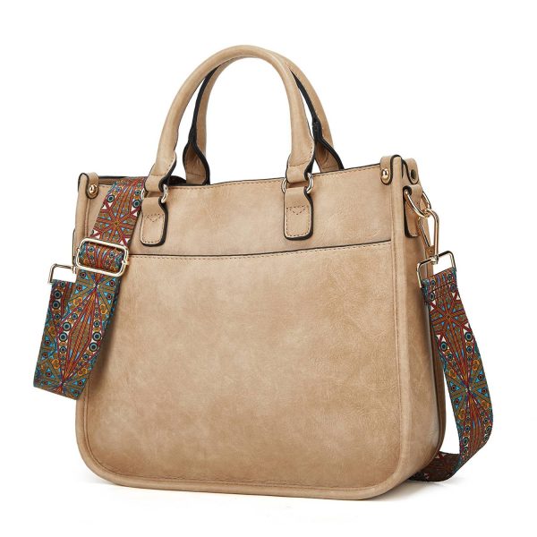 Vintage Large Capacity Pu Leather Handbag