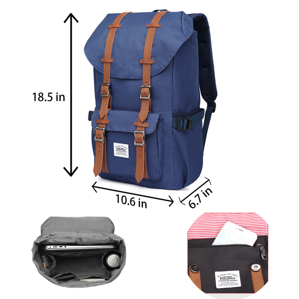 Large-Capacity Dual-Shoulder Outdoor Backpack