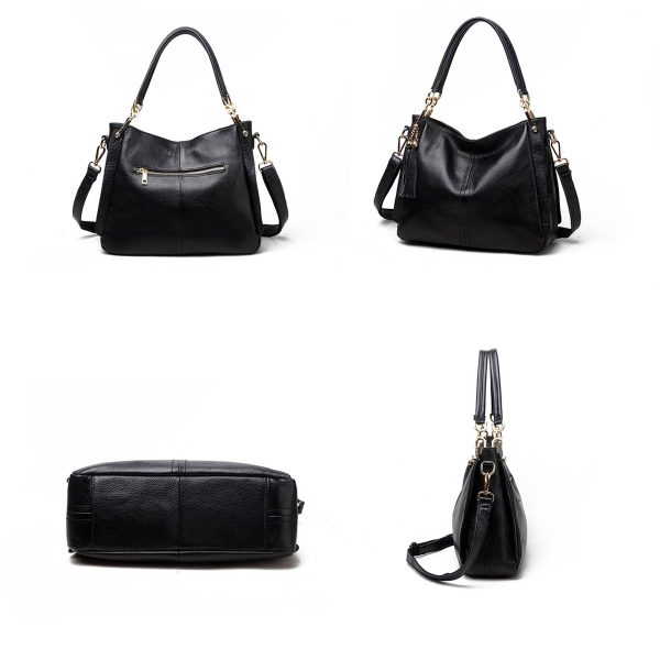 PU Leather Tassels Women Cross-body Handbags multicolour