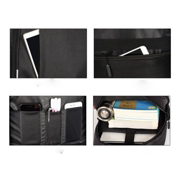 Business Computer Oxford Backpack With Usb Charging Port