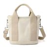 Canvas Crossbody Bag With Zipper
