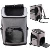 Oxford cloth large capacity shoulder breathable pet backpack