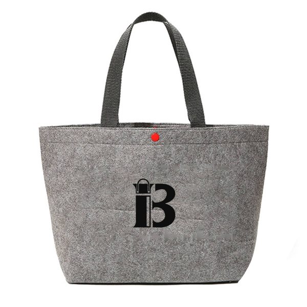 Soft Felt Shell Tote Bag