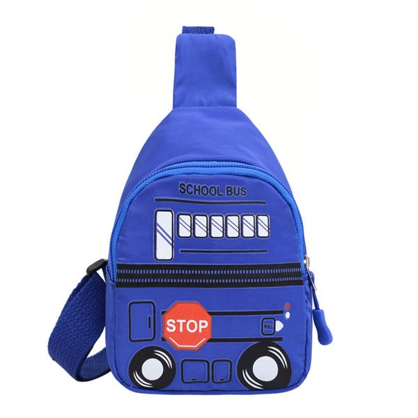 Nylon Car Pattern Crossbody Bag for Kids