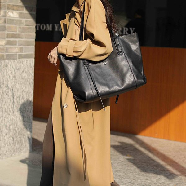 Genuine Leather Hobo Large Tote Crossbody Bag for Women