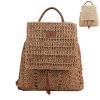 Jute Stylish woven beach backpack