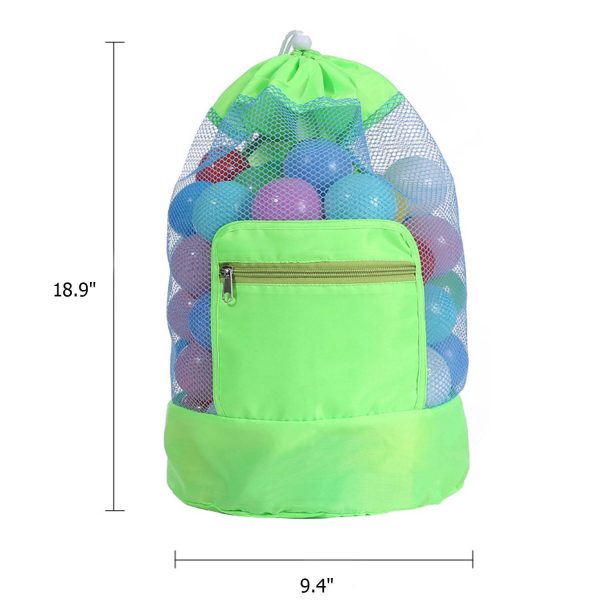 Large Beach Drawstring Backpack