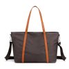 Leather Nylon Shoulder Crossbody Bag