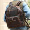 Vintage Genuine Leather Laptop Backpack