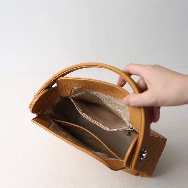 Genuine Leather Top handle purse & handbag