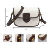 Solid-Color Single-Shoulder Small Square Bag