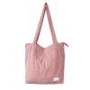 Corduroy Women's Handbag Tote Bag