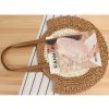 Paper Round Tote Woven Bag