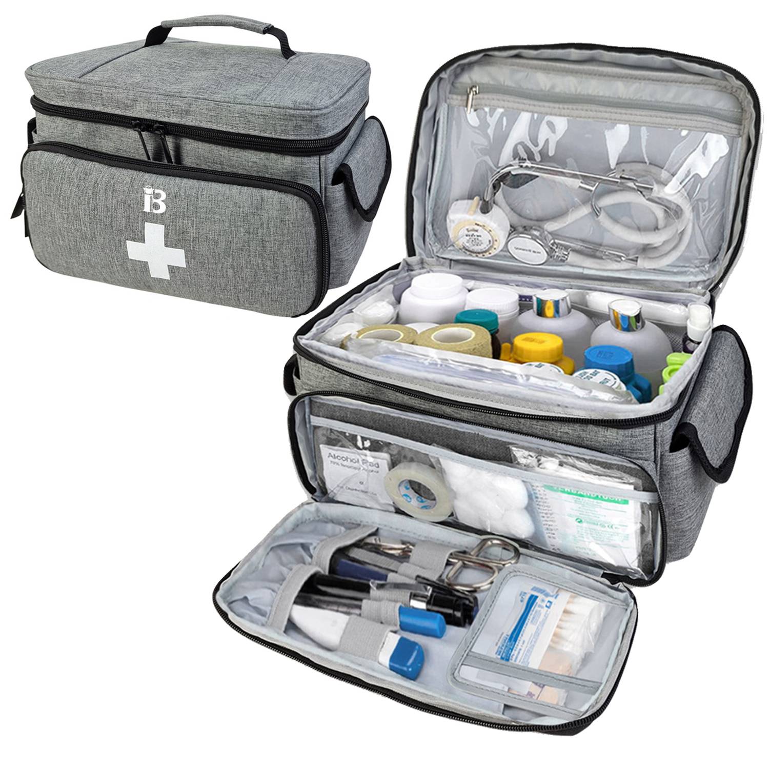 First Aid Kit Medicine Bottle Storage Bag