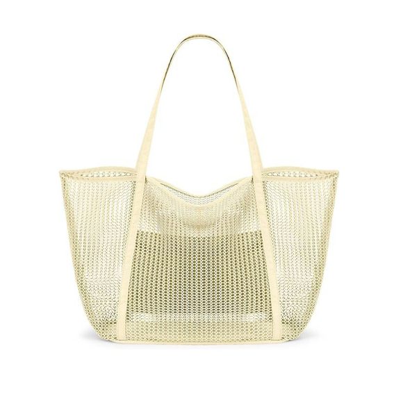Ladies' Toiletries Clothing Mesh Single Shoulder Tote Bag