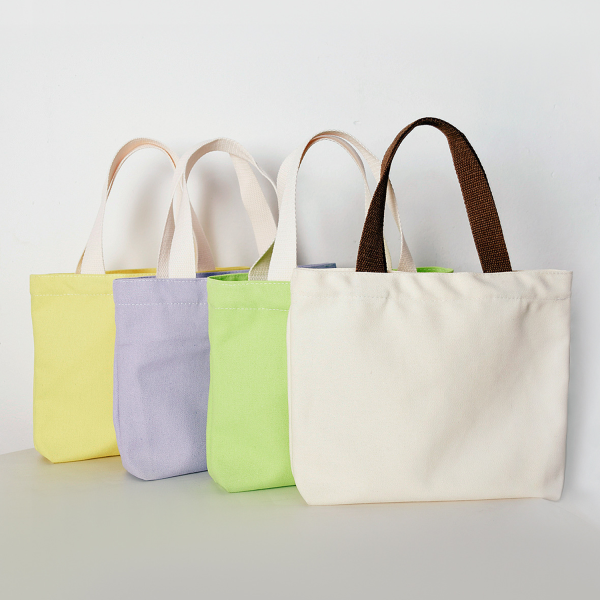 Canvas Tote Bags with Magnetic Snap