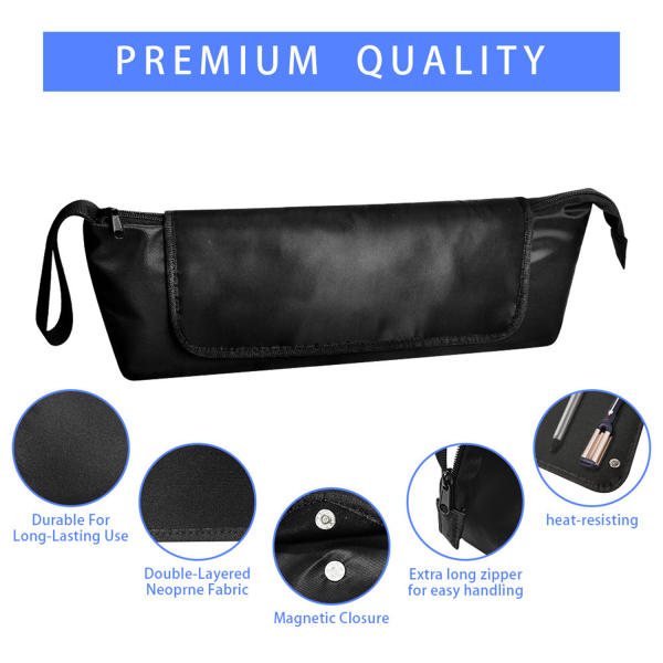 Curling Wand Hair Dryer Bag