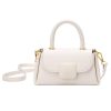 PU Leather Vintage Square Crossbody Shoulder Bag