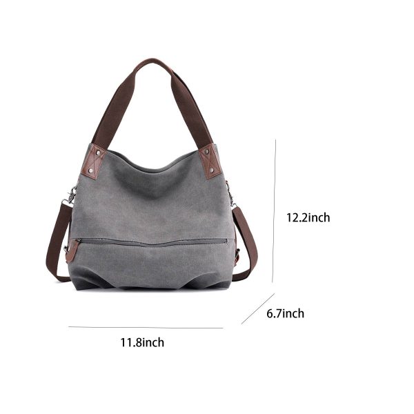Canvas Shoulder Crossbody Bag for women