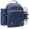 Oxford 4 Person Insulated Cooler Wine Pouch Picnic Lunch bag